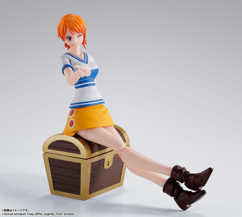 One Piece S.H. Figuarts Action Figure Nami Romance Dawn 14 cm - Afbeelding 6