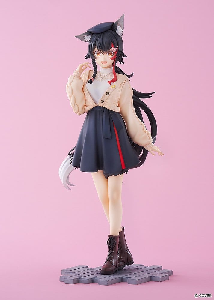 Hololive Production G.S. Collection PVC Figure 1/7 Ookami Mio Date Style - Street Outfit Ver. 24 cm - Afbeelding 8