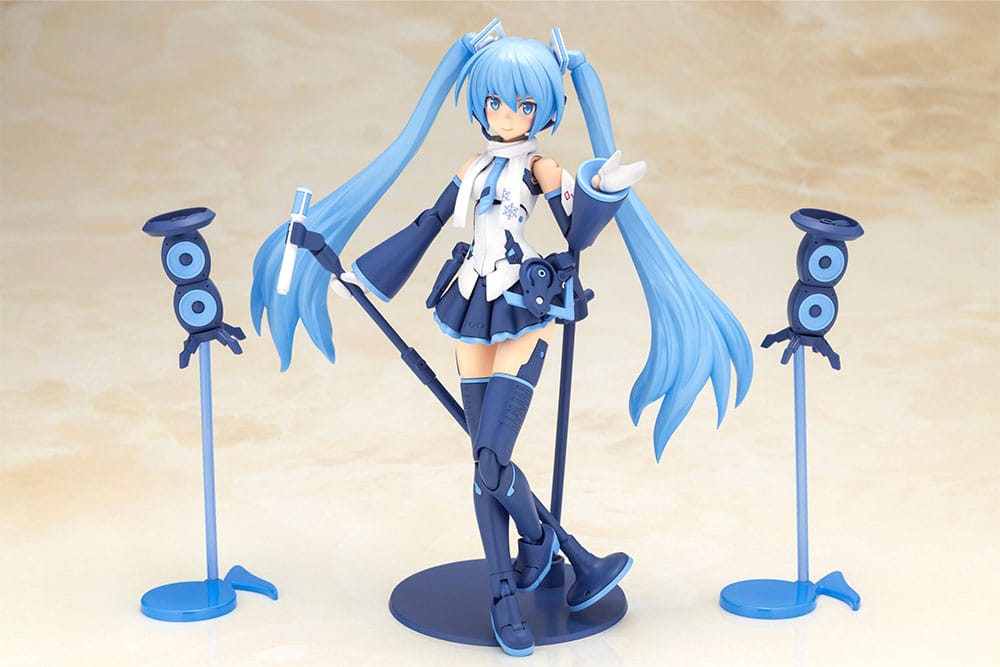 Frame Arms Girl x Hatsune Miku Plastic Model Kit Frame Music Girl Snow Miku Another Color Ver. 15 cm - Afbeelding 4