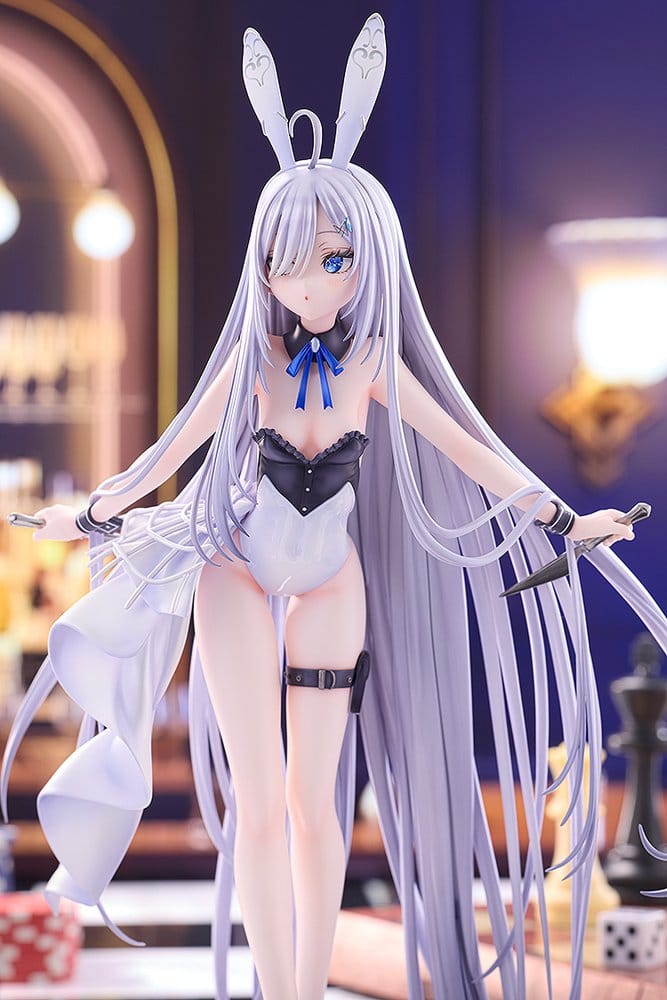 Playing Death Games to Put Food on the Table Wolf PVC Statue 1/7 Light Novel: Yuki Bunny Dress Ver. 25 cm - Afbeelding 5
