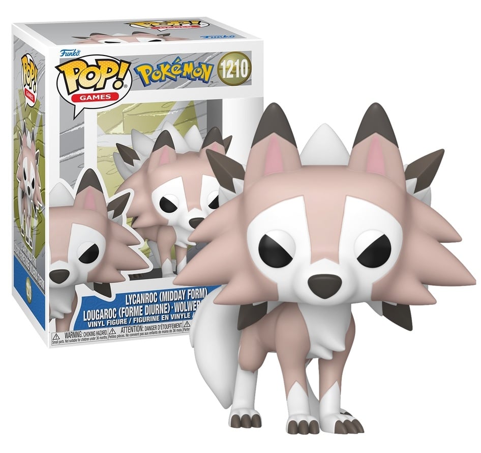POKEMON - POP Games N° 1210 - Lycanroc (Midday Form)
