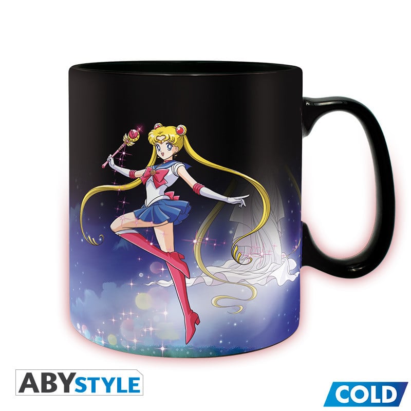 SAILOR MOON Mug Heat Change 460 ml Sailor&Chibi - Afbeelding 3