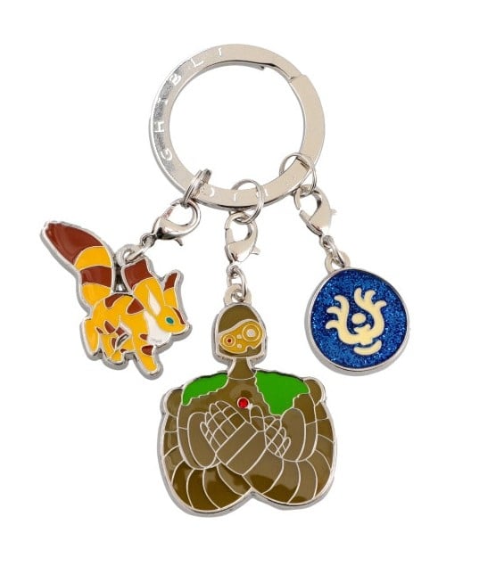 Castle in the Sky 3 pieces Key Ring Robot Soldier