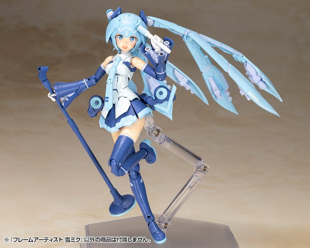 Frame Arms Plastic Model Kit 1/100 Frame Artist Snow Miku 16 cm - Afbeelding 8