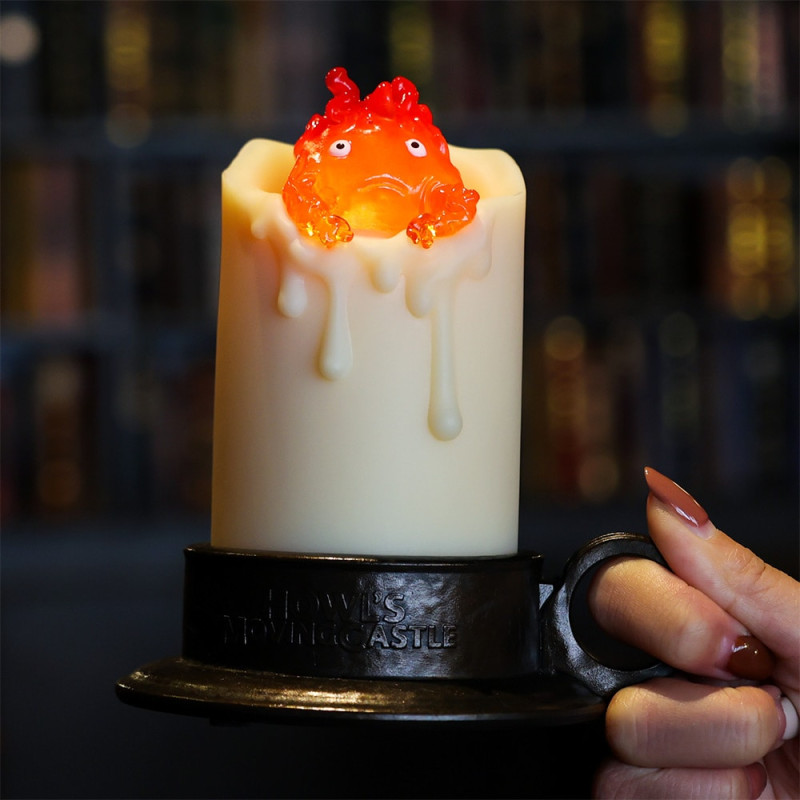 Howl's Moving Castle Light Illuminated Calcifer & candle 13 cm 12.5cm - Afbeelding 3