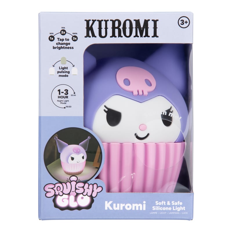 Sanrio Squishy Glo Silicon Light Kuromi 15 cm
