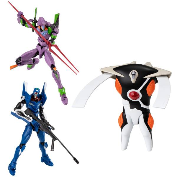 Evangelion Eva-Frame-DX02 Action Neon Genesis Evangelion 3-piece set 13 cm