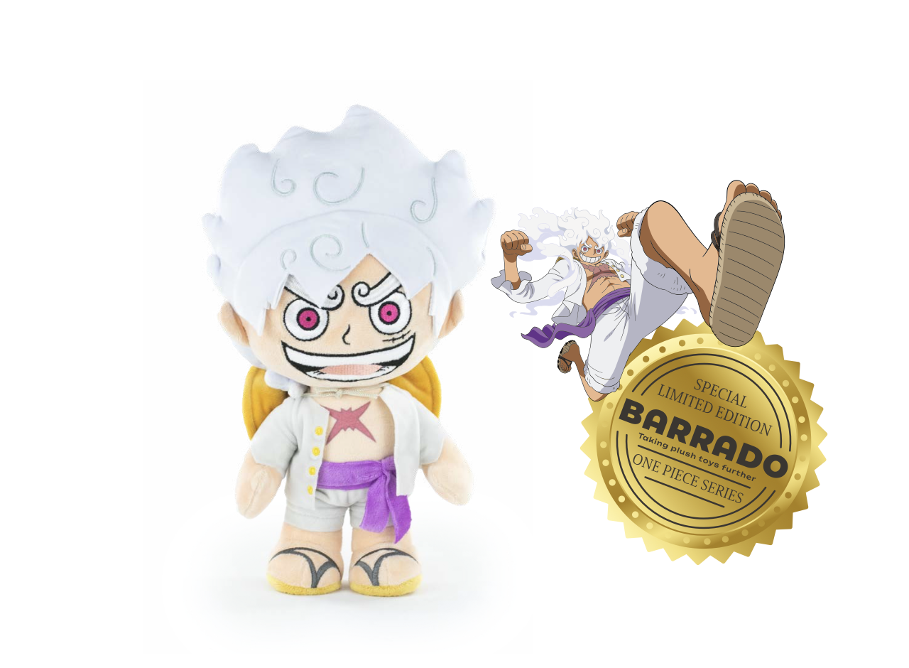 One Piece Plush Figure Luffy Gear 5 Limited 3D Edition 34 cm