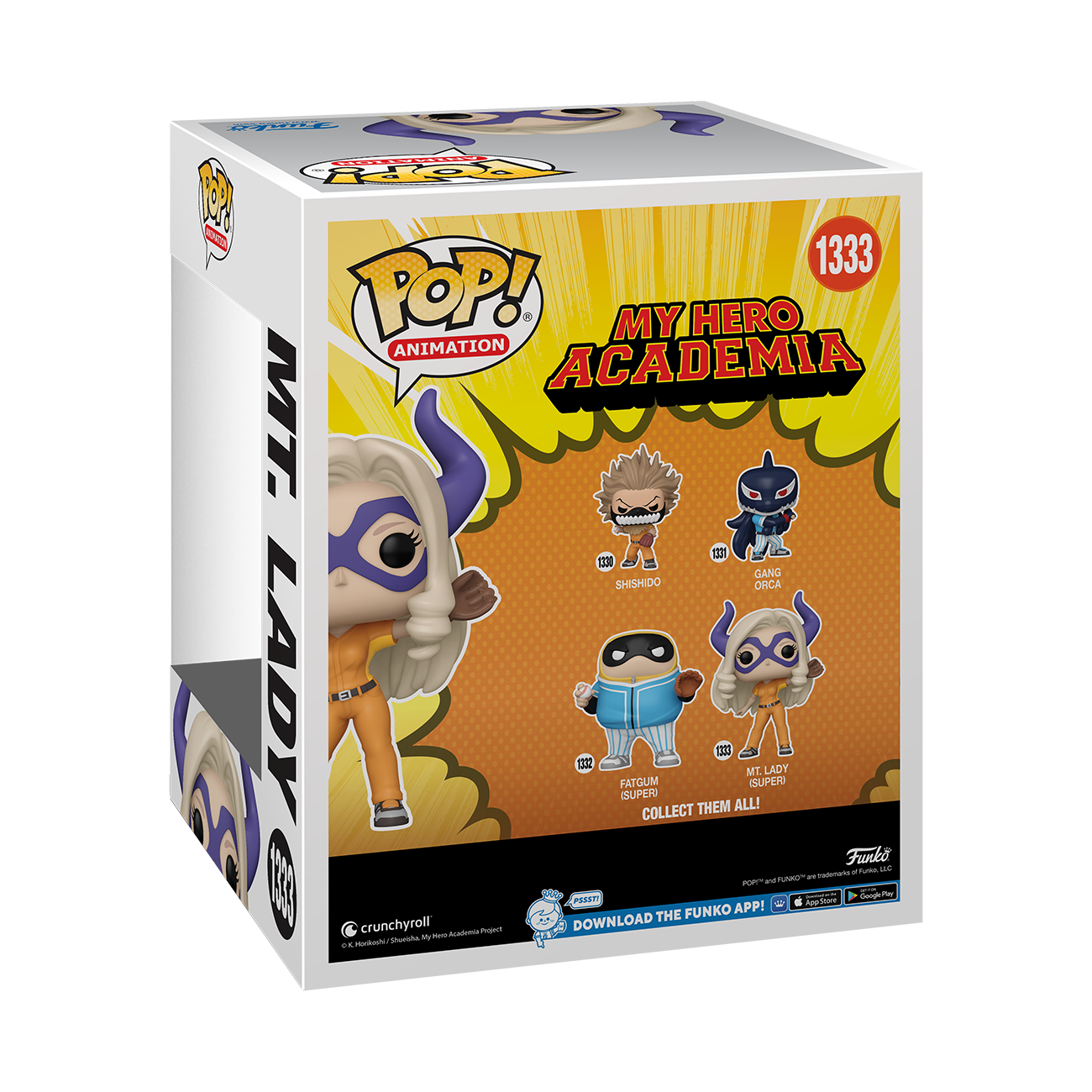 MY HERO ACADEMIA HLB - POP Super 6'' N° 1333 - Mt. Lady (Baseball) - Afbeelding 4