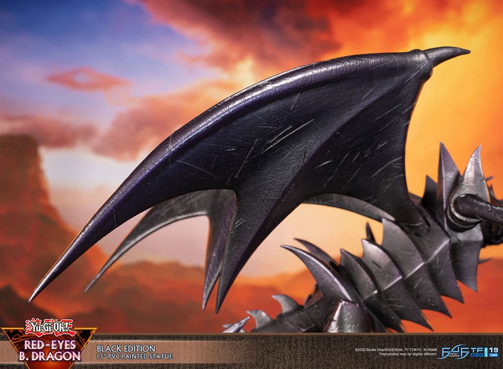 Yu-Gi-Oh! PVC Statue Red-Eyes B. Dragon Black Colour 33 cm - Afbeelding 3