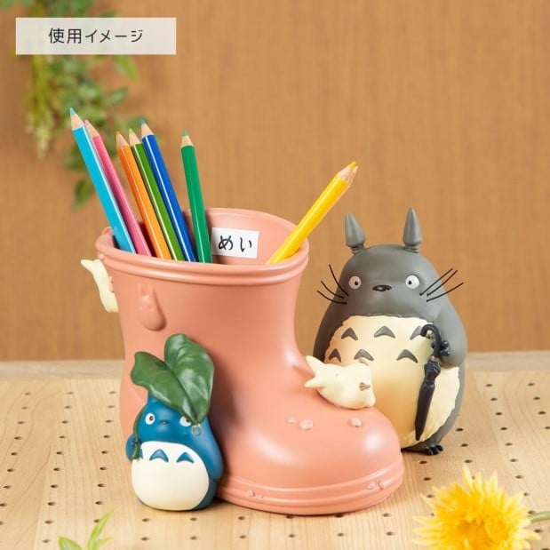 My Neighbor Totoro Diorama Planter Mei's rain boots 13cm - Afbeelding 3