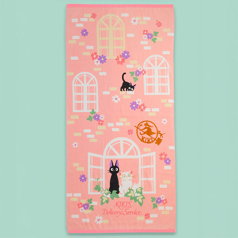 KIKI'S DELIVERY SERVICE - Sweat Pink - Bath Towel 70x140cm