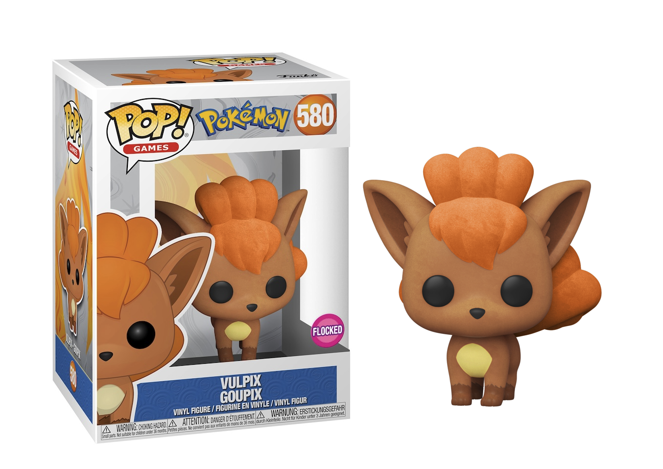 POKEMON - POP Games N° 580 - Vulpix (Flocked)