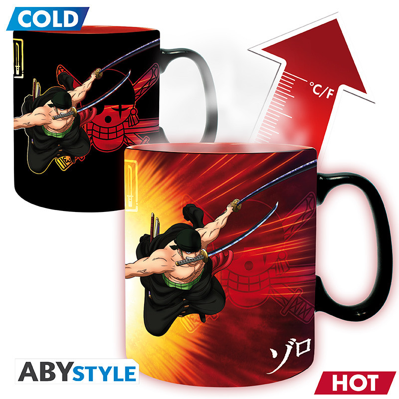 ONE PIECE Mug Heat Change Zoro & Sanji