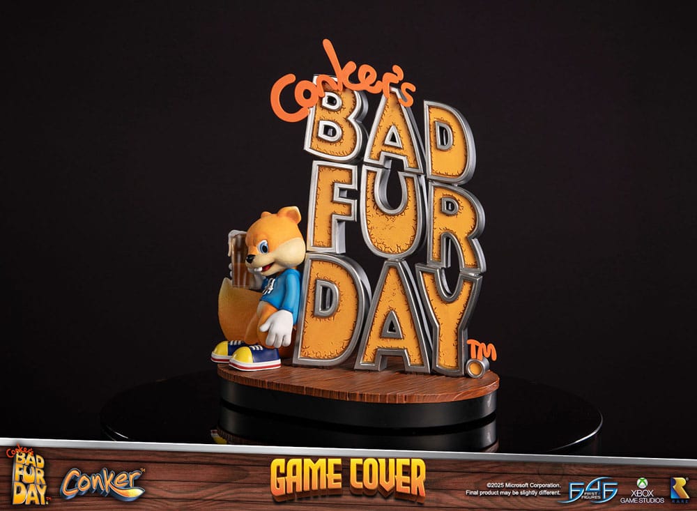 Conker´s Bad Fur Day Statue Game Cover Exclusive Edition 45 cm - Afbeelding 5