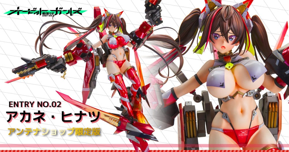 Original Character Orbit Girls SeriesPVC Statue Entry No. 2 Akane Hintasu Antenna Shop Limited Edition 45 cm - Afbeelding 16