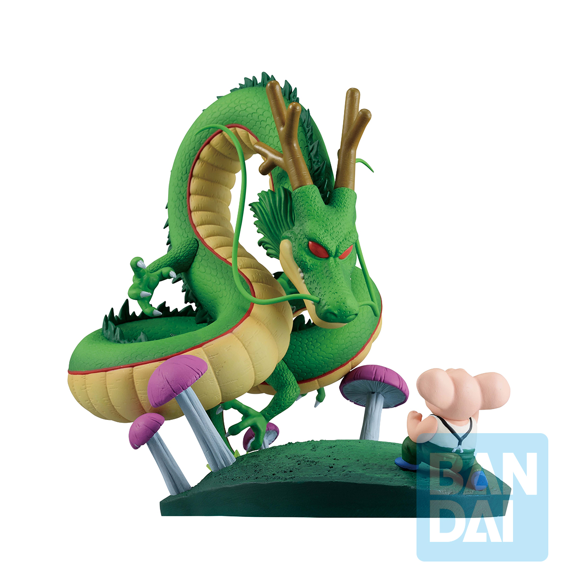 Dragon Ball Dragon History II Ichibansho Statue Oolong & Shenron 14cm