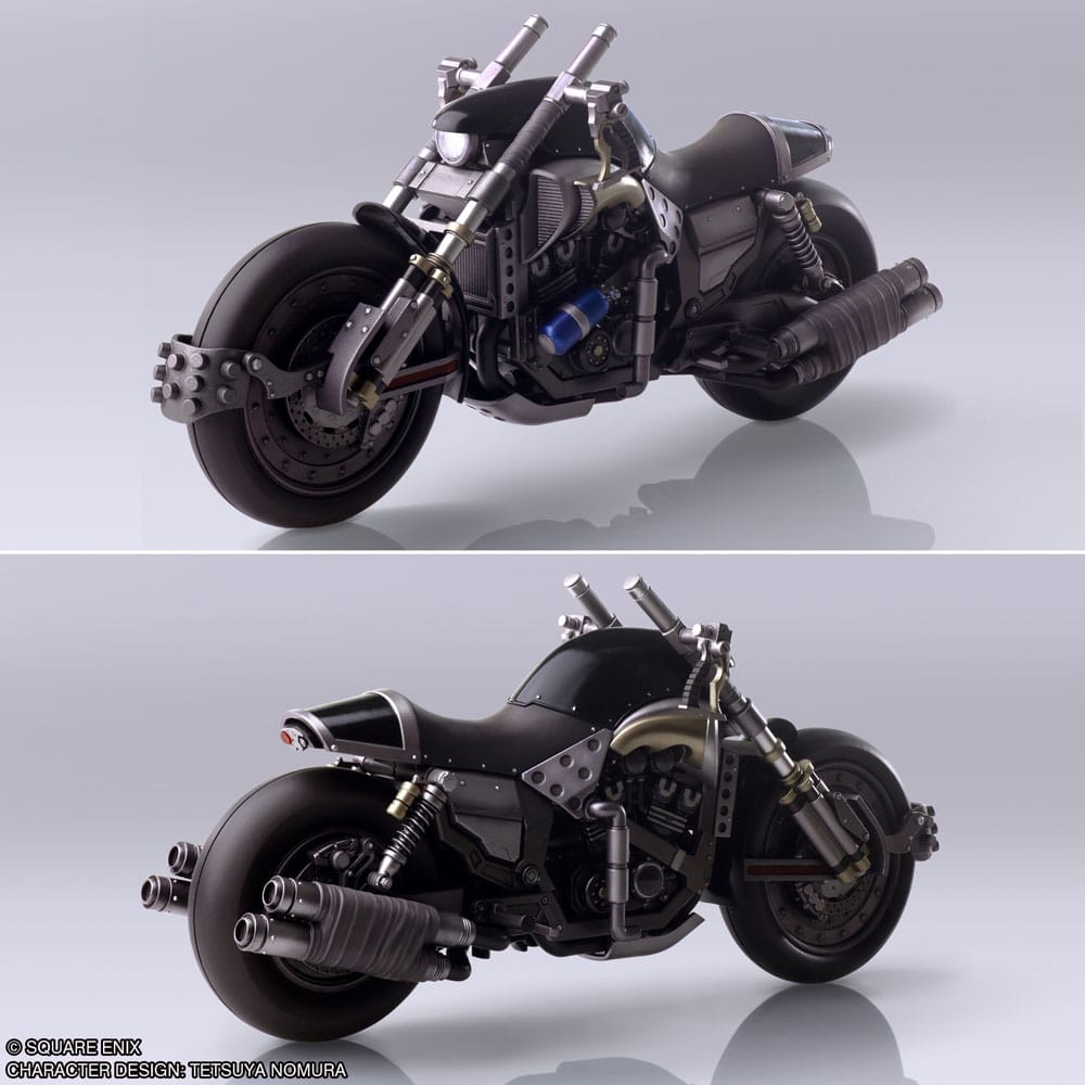 Final Fantasy VII Bring Arts Action Figure and vehicle Cloud Strife & Hardy-Daytona 15 cm - Afbeelding 5
