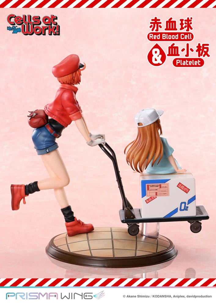 Cells at Work Prisma Wing PVC Statue Red Blood Cell & Platelet 26 cm - Afbeelding 7