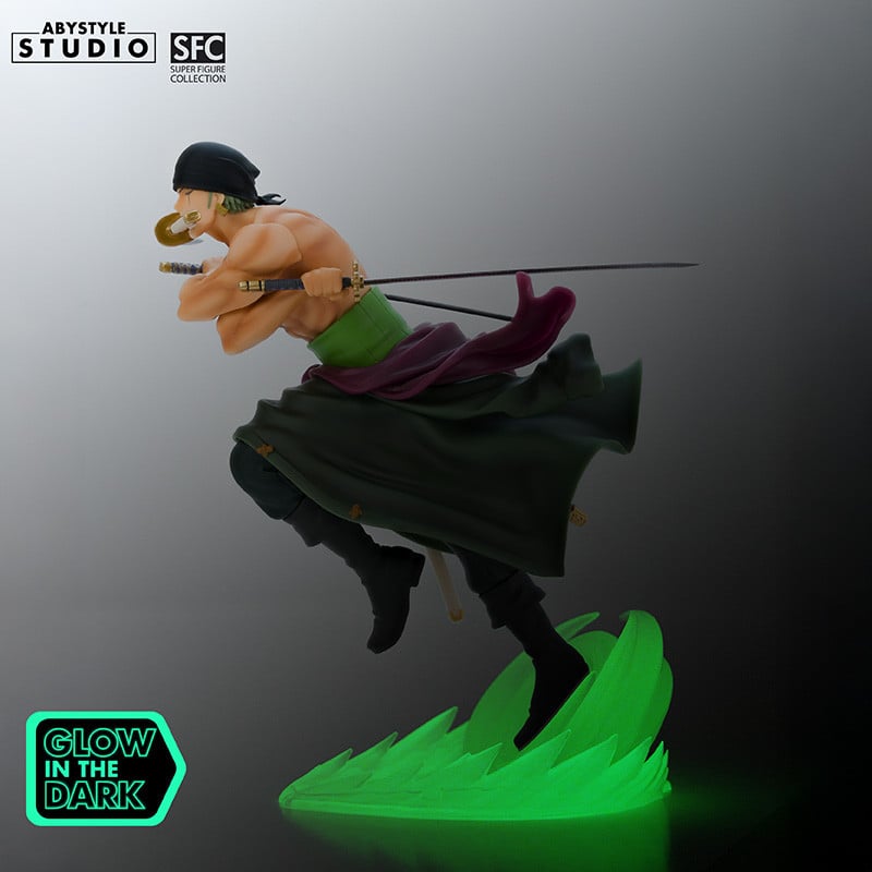 ONE PIECE Figurine Zoro Glow in the Dark - Afbeelding 5