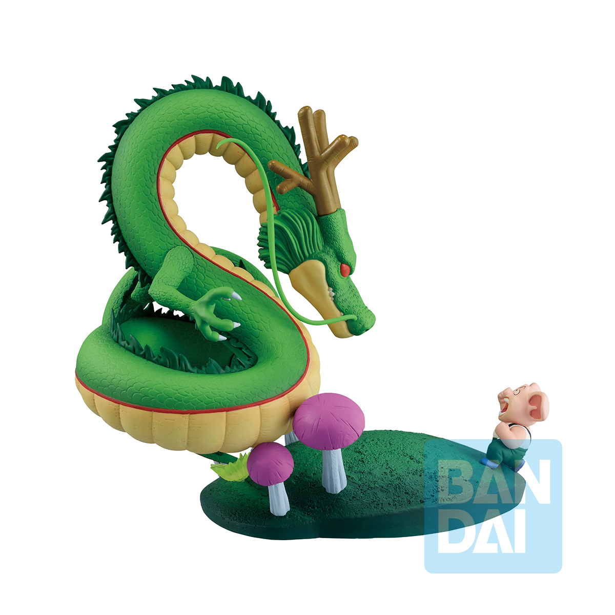 Dragon Ball Dragon History II Ichibansho Statue Oolong & Shenron 14cm - Afbeelding 2