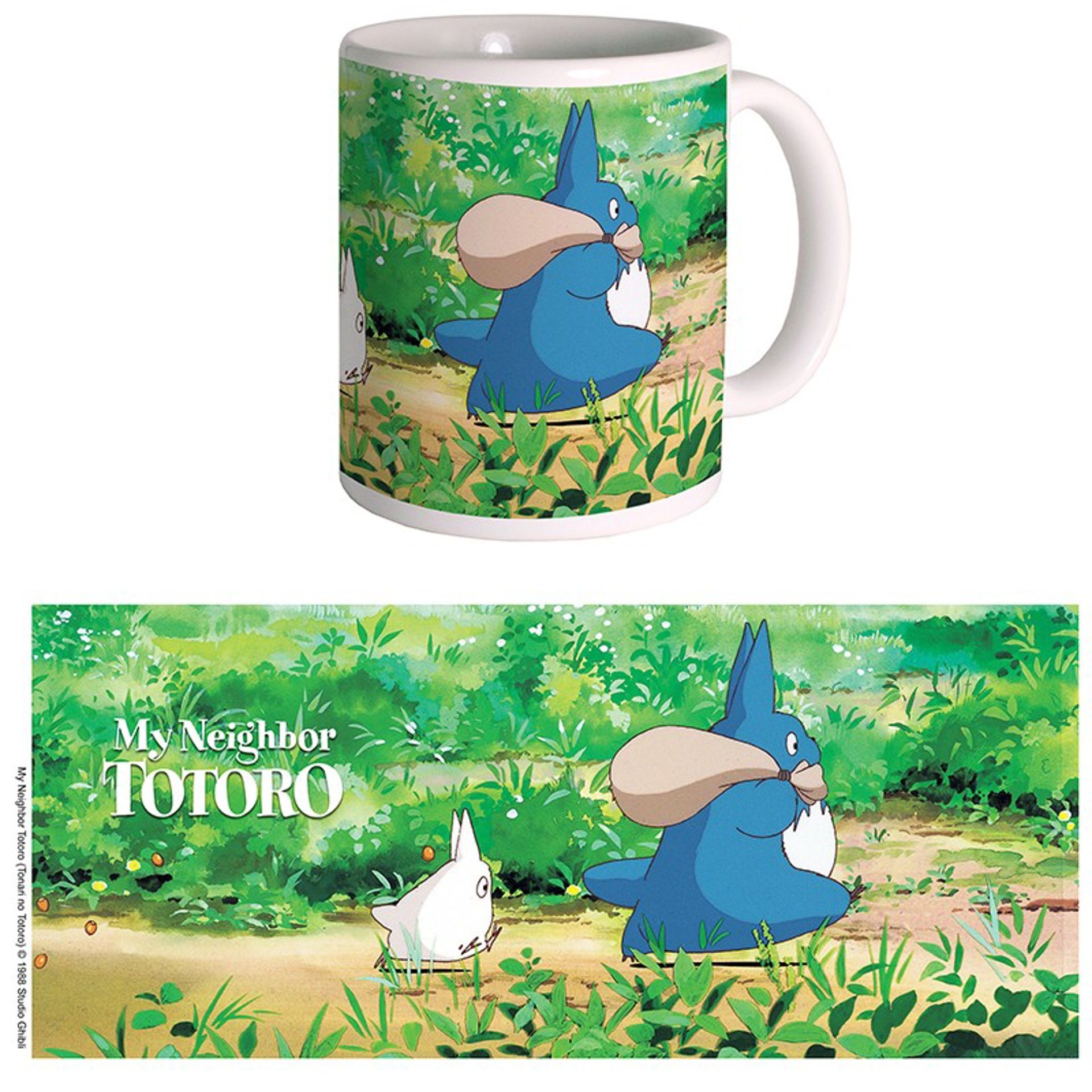 Studio Ghibli Mug Totoro White and Blue