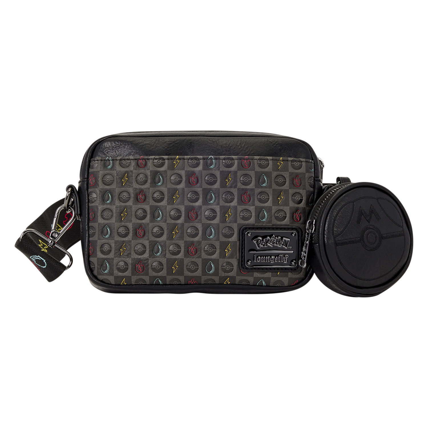 Pokémon Legendary Birds and Beasts Sling Crossbody Bag with Coin Bag