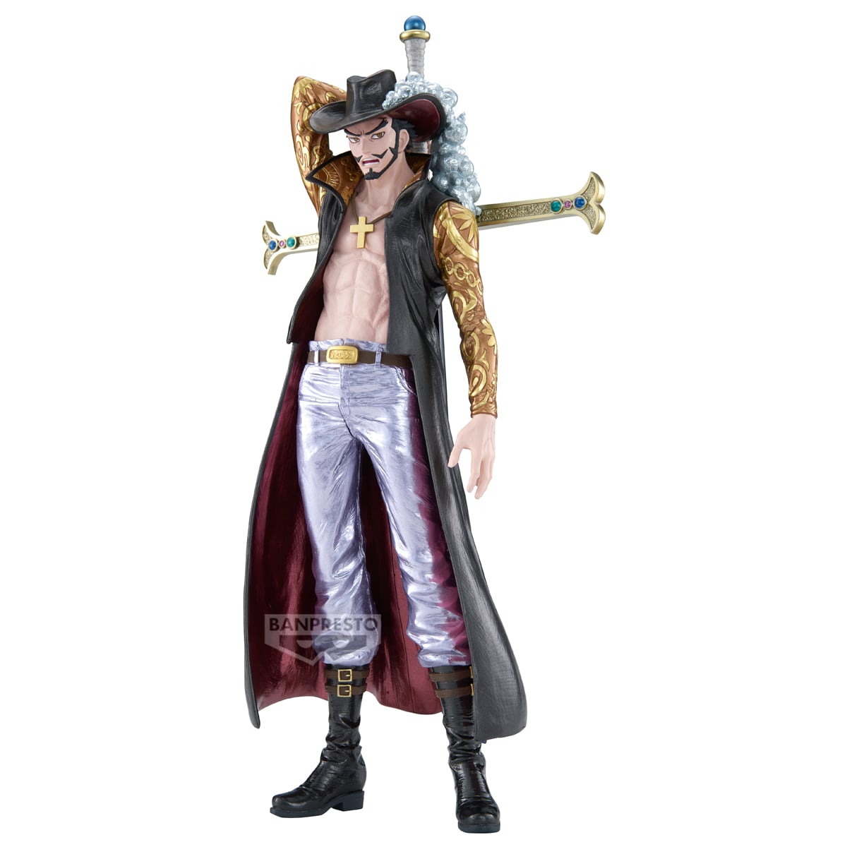 One Piece Premium PVC Figure Dracule Mihawk (The Metallic) 34 cm