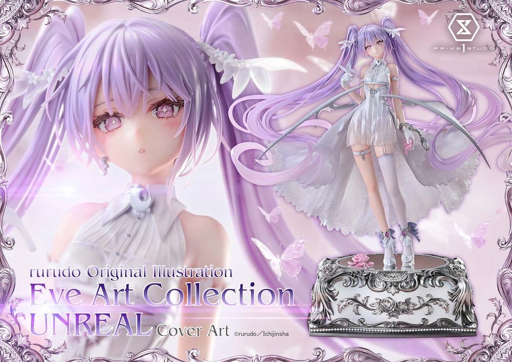 Original Illustration Concept Masterline Statue 1/5 Eve Art Collection UNREAL Cover Art 42 cm - Afbeelding 2