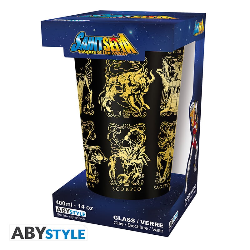 Saint Seiya Premium XXL Glass Golden Armor 400 ML - Afbeelding 4