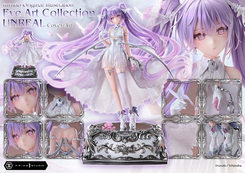 Original Illustration Concept Masterline Statue 1/5 Eve Art Collection UNREAL Cover Art 42 cm - Afbeelding 5